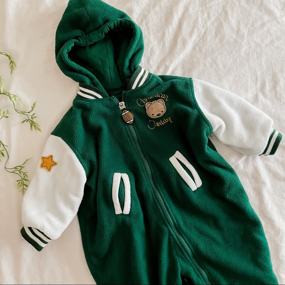 🌻 Vintage Sesame Street Varsity Football Onesie - Picture 1 of 4